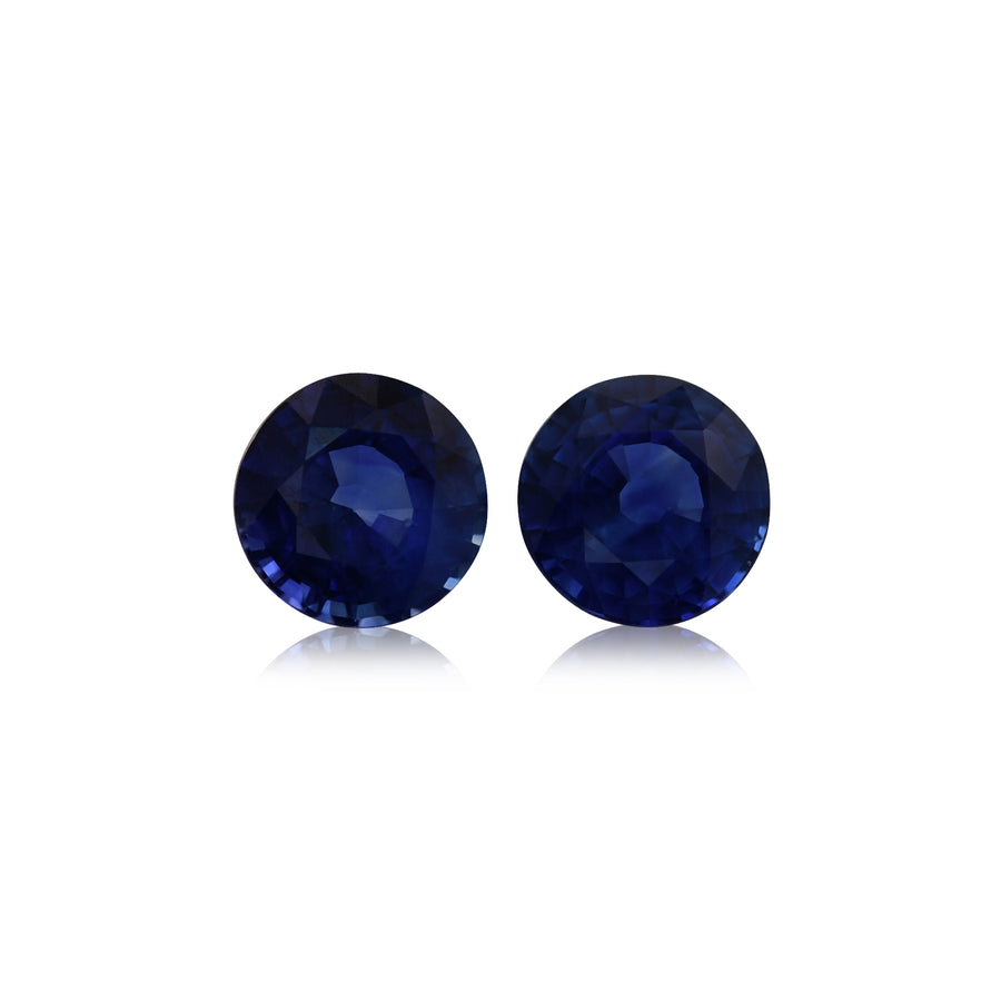 2,06 Karat blauer SRI LANKA Rundsaphir