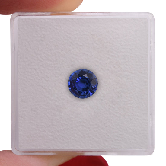 0.91 Carat Blue SRI LANKAN Round Sapphire