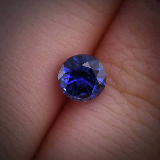 1.07 Carat Blue SRI LANKAN Round Sapphire