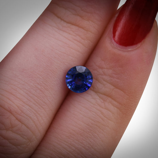 1.10 Carat Blue SRI LANKAN Round Sapphire