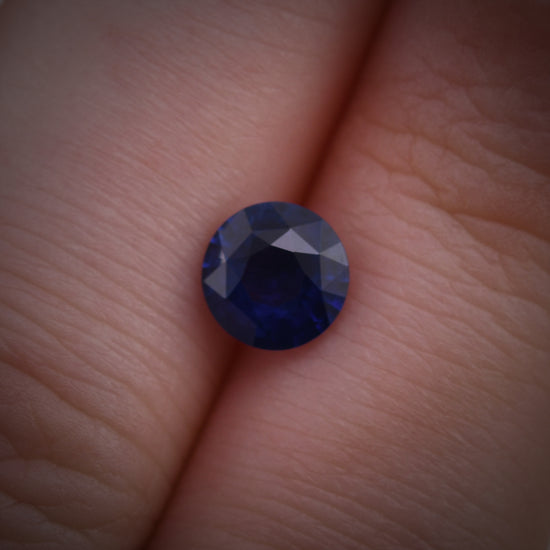 1.21 Carat Blue SRI LANKAN Round Sapphire