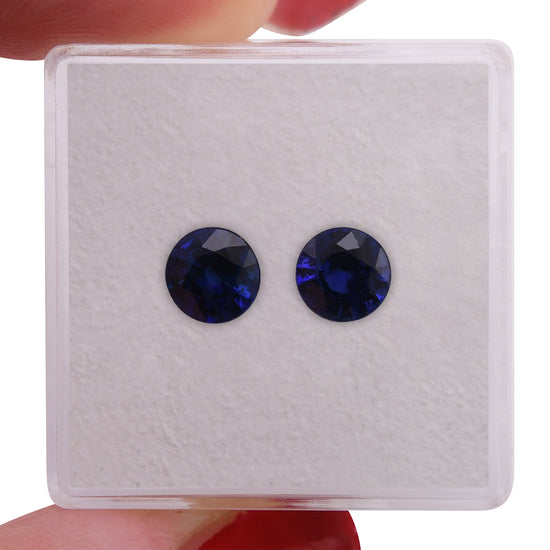 1,87 Karat Blauer SRI LANKANischer Rundsaphir