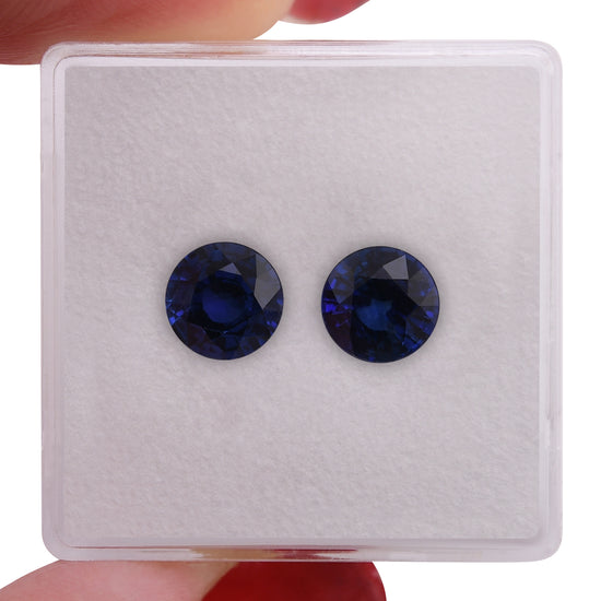 2,57 Karat blauer SRI LANKAN Runder Saphir