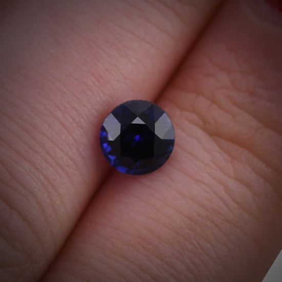 1.29 Carat Blue SRI LANKAN Round Sapphire