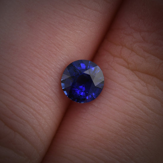 0.92 Carat Blue SRI LANKAN Round Sapphire