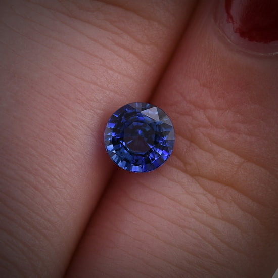1.09 Carat Blue SRI LANKAN Round Sapphire