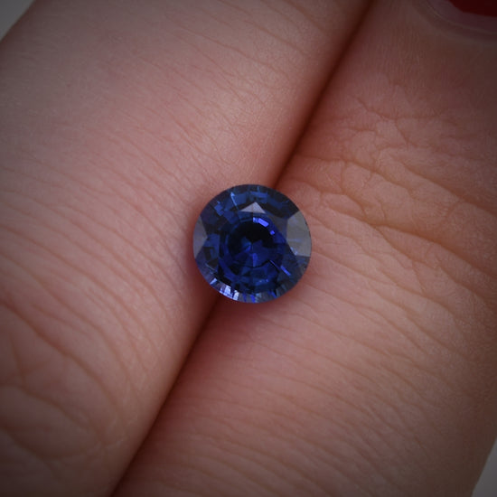 1.03 Carat Blue SRI LANKAN Round Sapphire