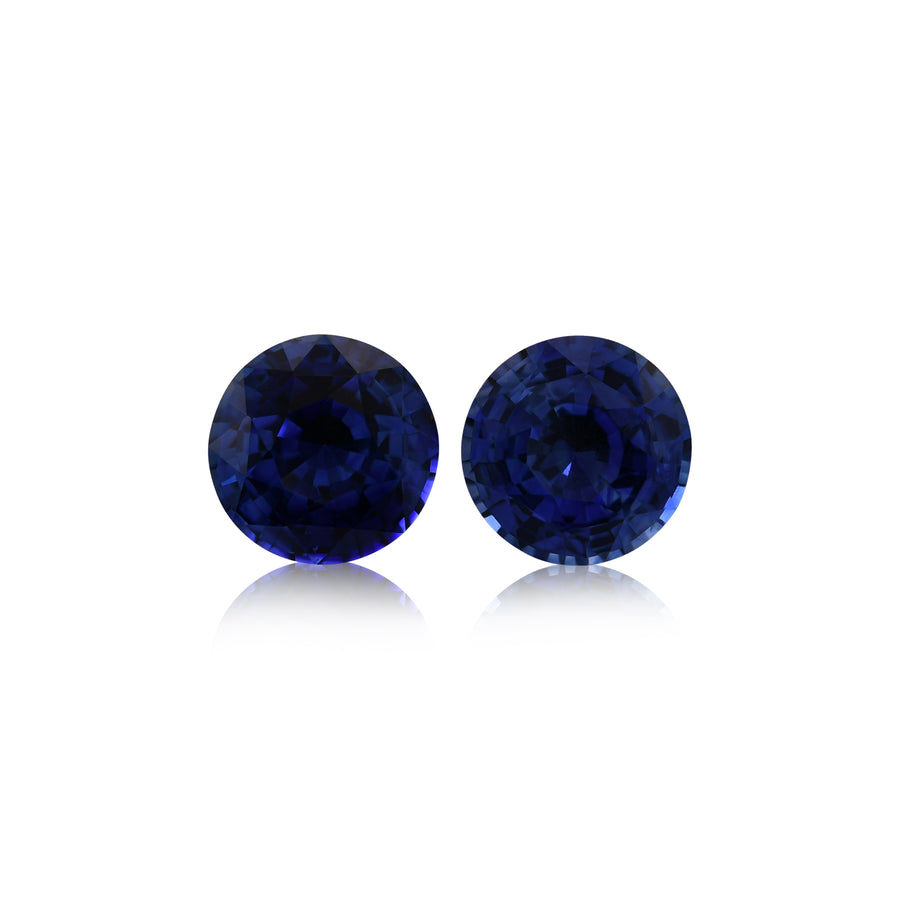 2,66 Karat Blauer SRI LANKAN Runder Saphir