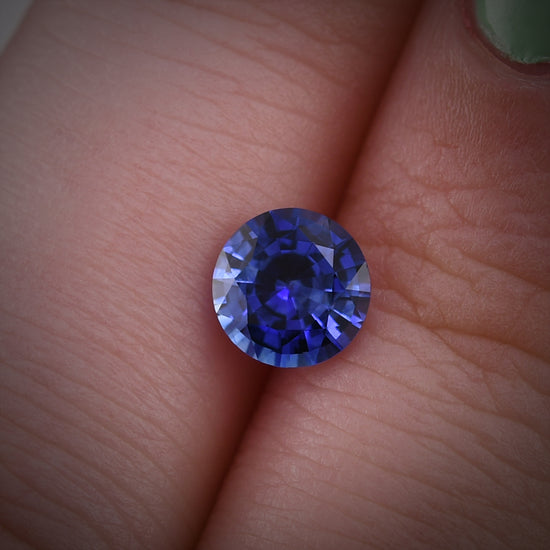 1.03 Carat Blue SRI LANKAN Round Sapphire