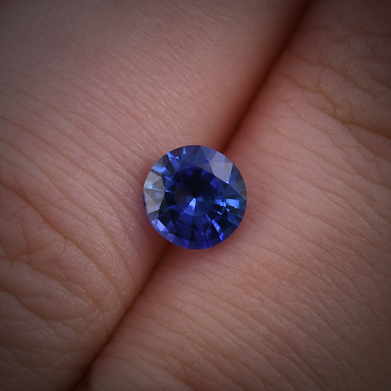 1.02 Carat Blue SRI LANKAN Round Sapphire