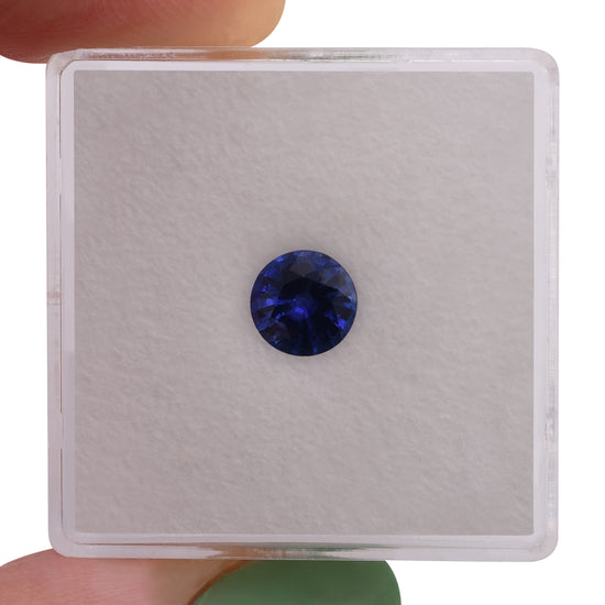 0.90 Carat Blue SRI LANKAN Round Sapphire