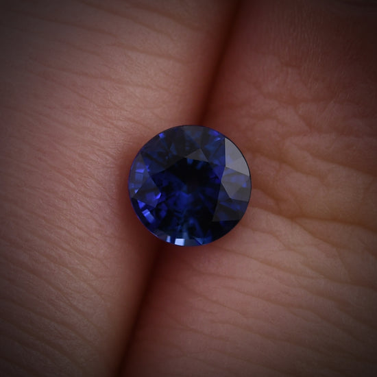 0.99 Carat Blue SRI LANKAN Round Sapphire