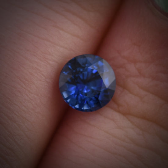 1.04 Carat Blue SRI LANKAN Round Sapphire