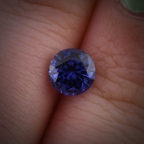 1.07 Carat Blue SRI LANKAN Round Sapphire