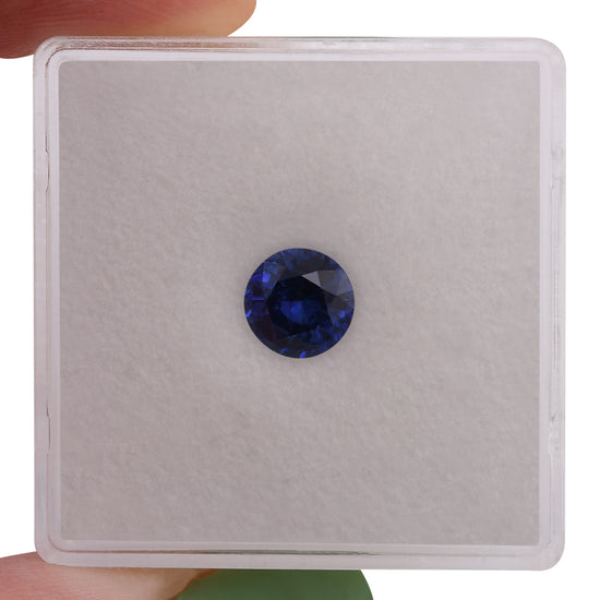 0.96 Carat Blue SRI LANKAN Round Sapphire
