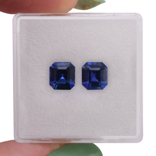 2,06 Karat blauer sri-lankischer Smaragdsaphir (GRS)