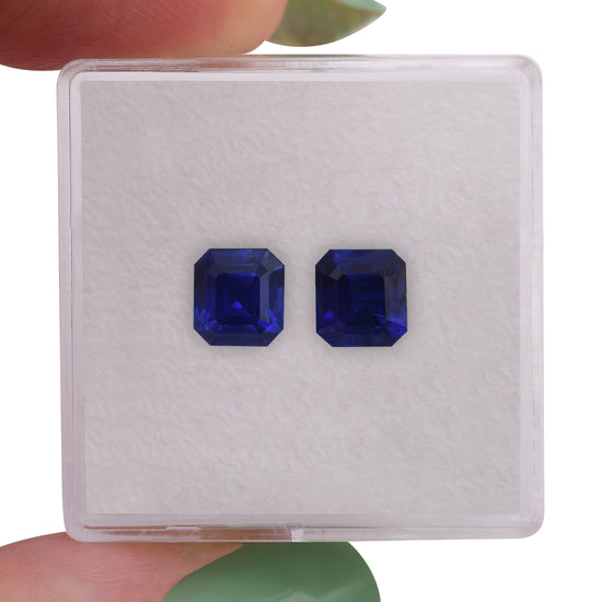 2.38 Karat Blauer SRI LANKAN Smaragd Saphir GRS