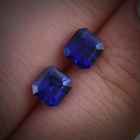 2.38 Karat Blauer SRI LANKAN Smaragd Saphir GRS