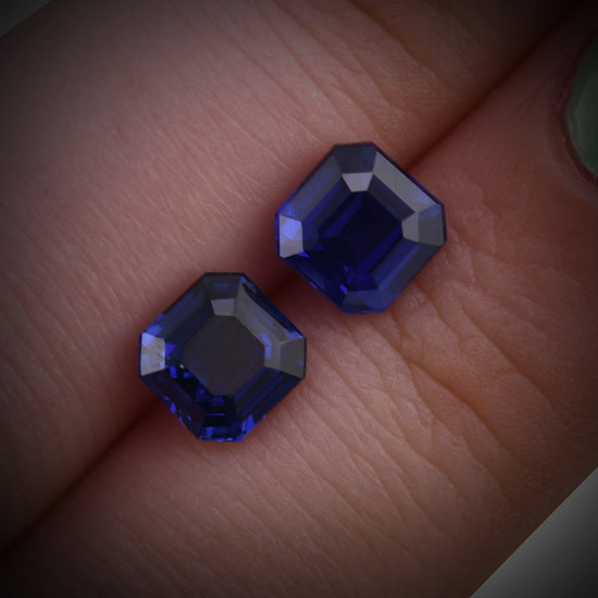 3.25 Karat Blauer SRI LANKAN Smaragd Saphir GRS