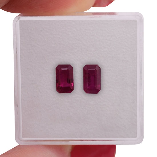 1,64 Karat roter birmanischer Smaragd-Rubin