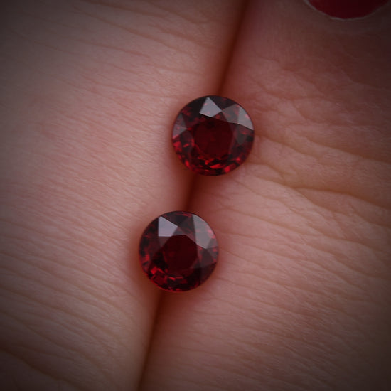 1,17 Karat Roter MOZAMBIKANISCHER runder Rubin