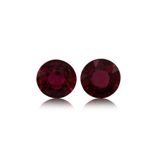 1.28 Carat Red MOZAMBICAN Round Ruby