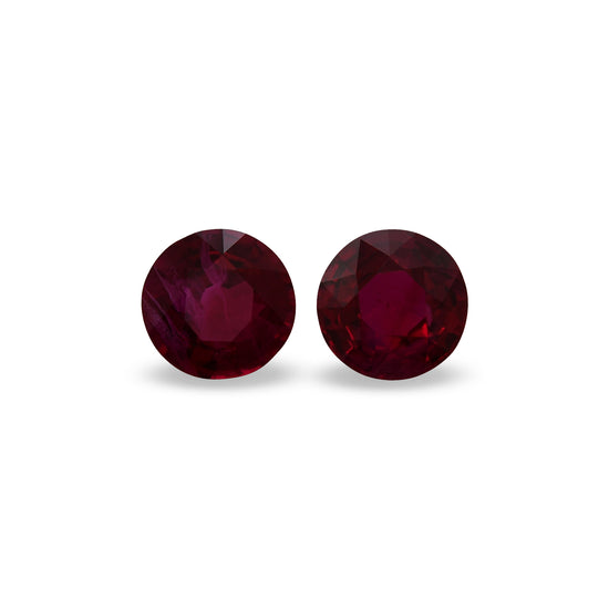 1.07 Carat Red MOZAMBICAN Round Ruby