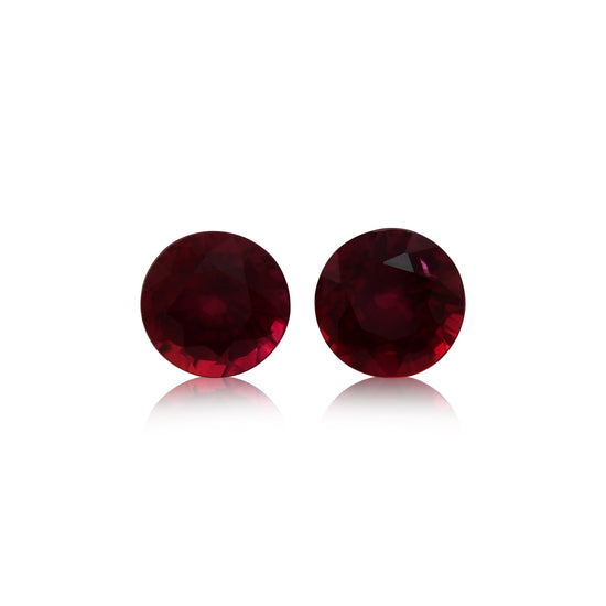 1.37 Carat Red MOZAMBICAN Round Ruby