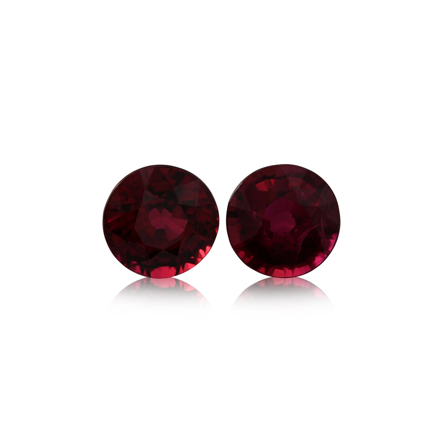 1.29 Carat Red MOZAMBICAN Round Ruby