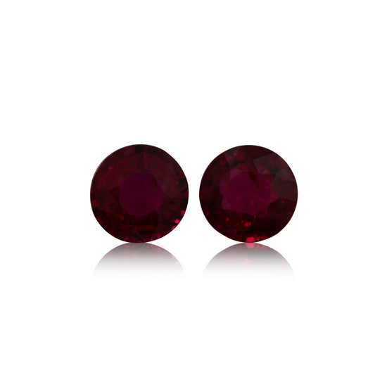 1.19 Carat Red MOZAMBICAN Round Ruby