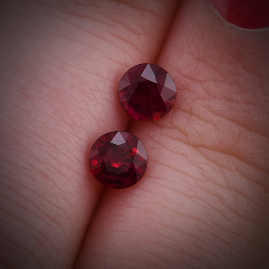 1,17 Karat Roter Mosambik-Rund-Rubin