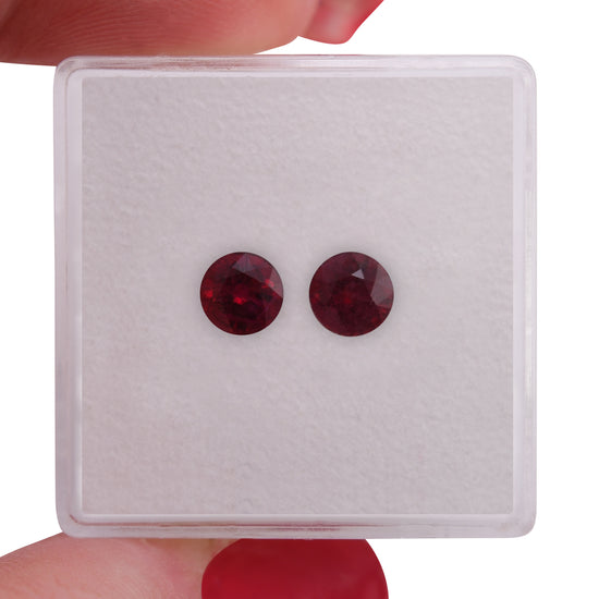 1,17 Karat Roter Mosambik-Rund-Rubin