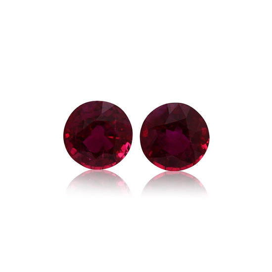 1.29 Carat Red MOZAMBICAN Round Ruby