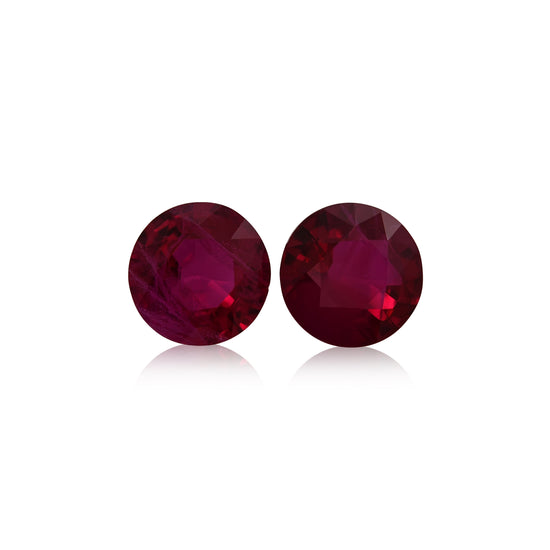 1.10 Carat Red MOZAMBICAN Round Ruby