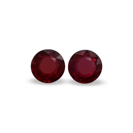 1.20 Carat Red MOZAMBICAN Round Ruby