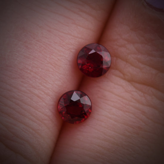 Rubino Tondo del MOZAMBICO Rosso da 1,32 Carati