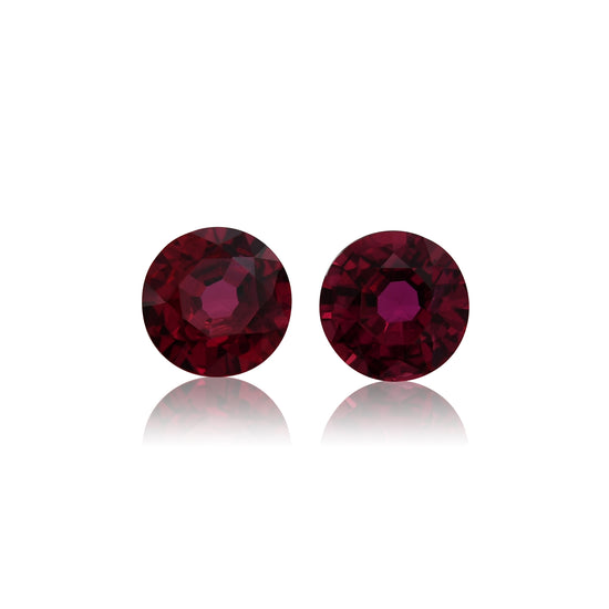 1.24 Carat Red MOZAMBICAN Round Ruby