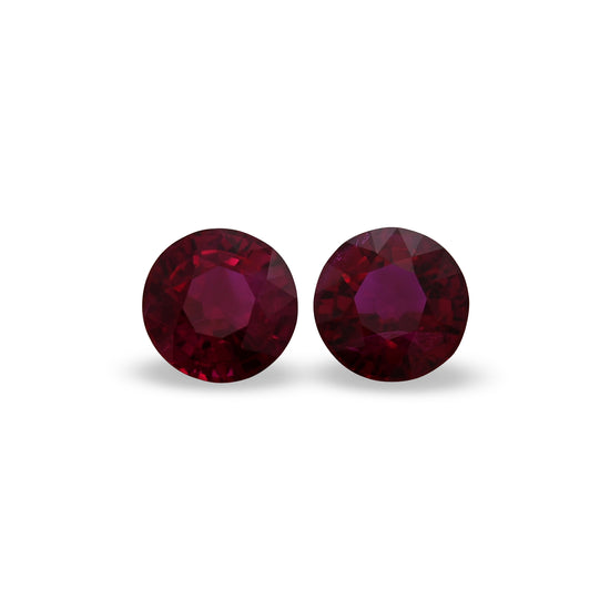 1.22 Carat Red MOZAMBICAN Round Ruby