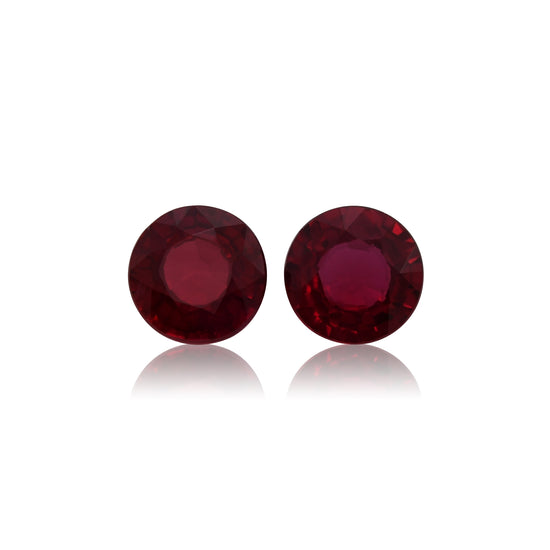 1.10 Carat Red MOZAMBICAN Round Ruby