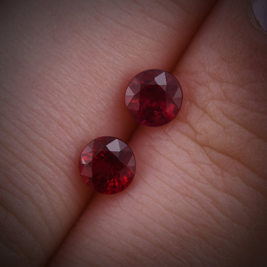 Rubino Rotondo MOZAMBICANO Rosso da 1,26 Carati