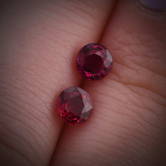 Rubino Mozambicano Rosso Rotondo da 1,45 Carati