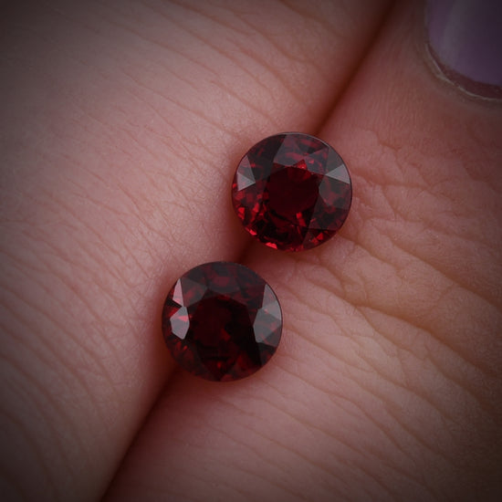 Rubino rotondo rosso del MOZAMBICO da 1,62 carati