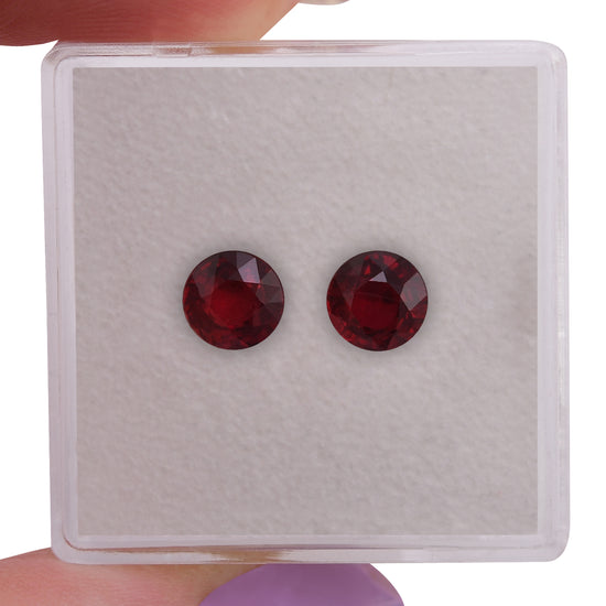 Rubino Rotondo MOZAMBICANO Rosso da 1,56 Carati