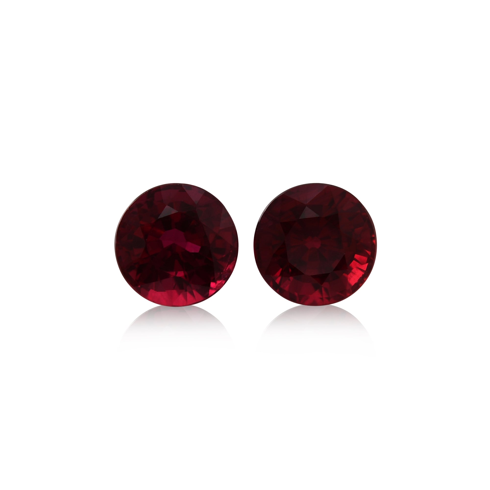 2.04 Carat Red MOZAMBICAN Round Ruby | LEIBISH
