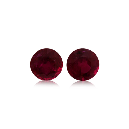 1.63 Carat Red MOZAMBICAN Round Ruby