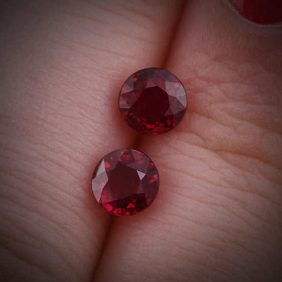 Rubino Rosso Rotondo del MOZAMBICO da 1,77 Carati