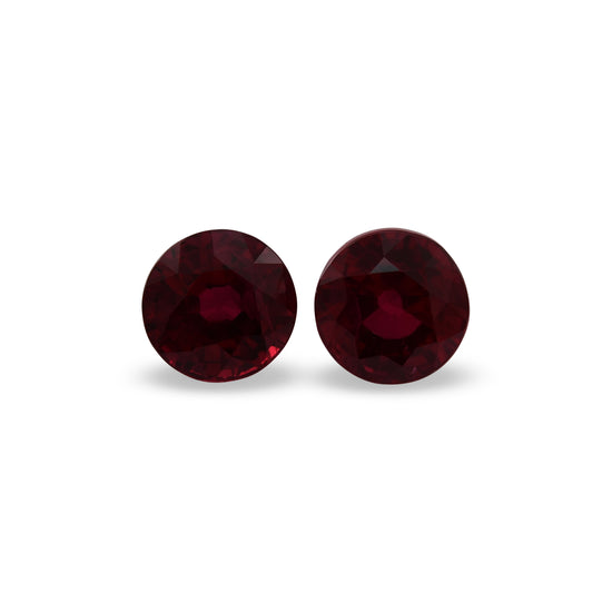 Rubino Tondo del MOZAMBICO Rosso da 2,08 Carati