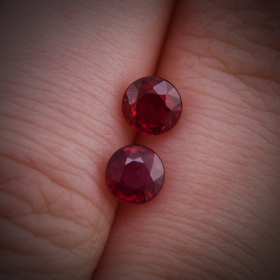 Rubino Rosso Tondo del Mozambico da 1,59 Carati