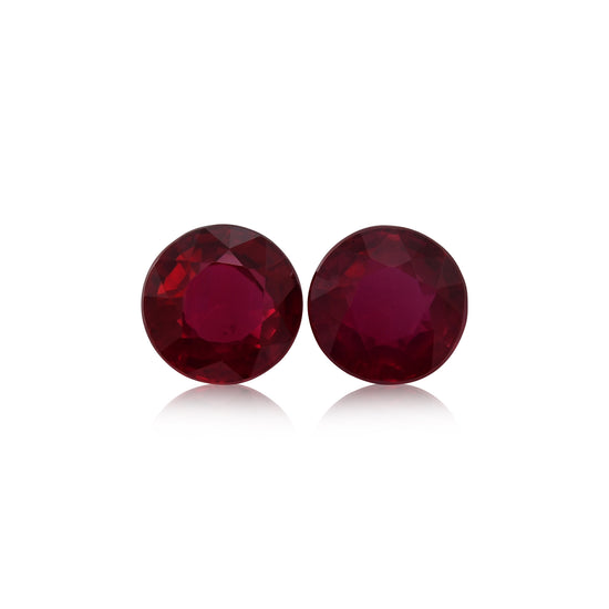 1.59 Carat Red MOZAMBICAN Round Ruby