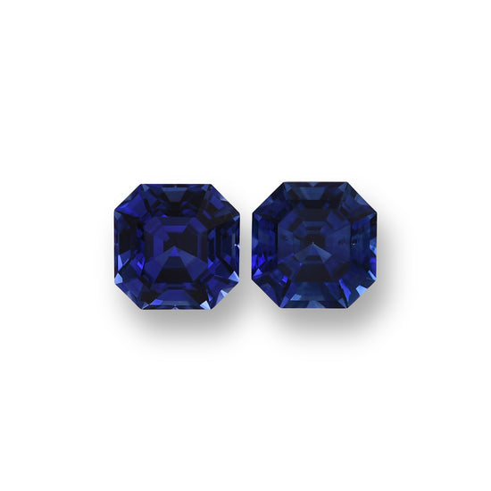 Zaffiro blu di Ceylon a taglio smeraldo da 1,75 carati